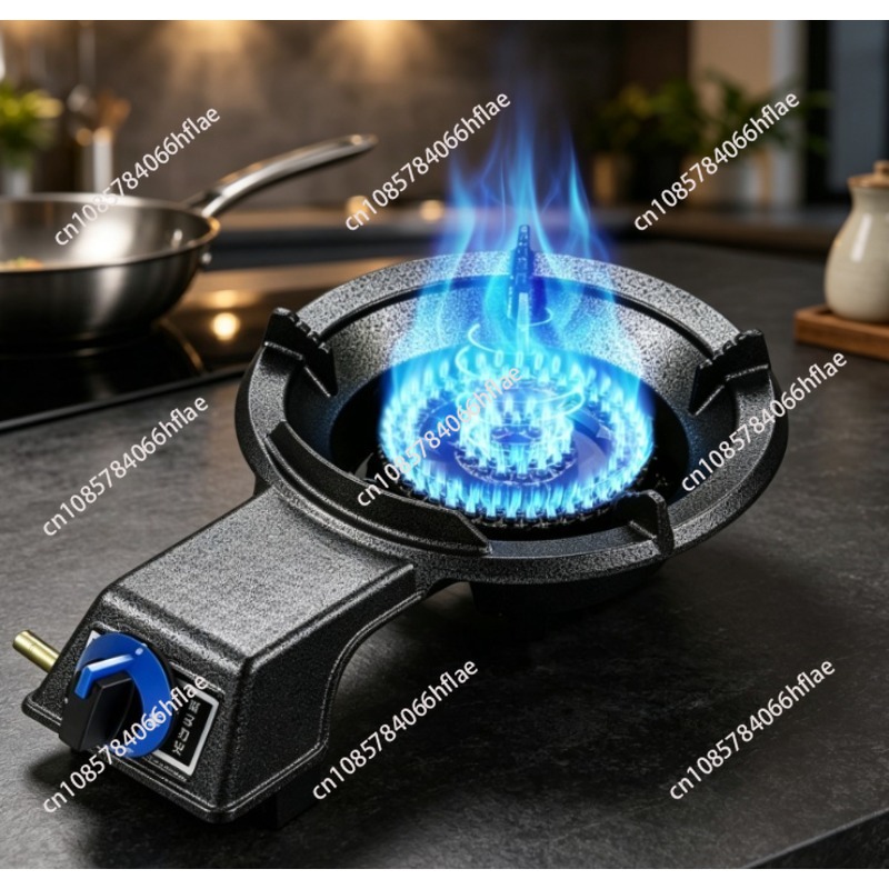 Commercial Kitchen Gas Stove - موقد غاز أحادي الشعلة عالي الحرارة،
