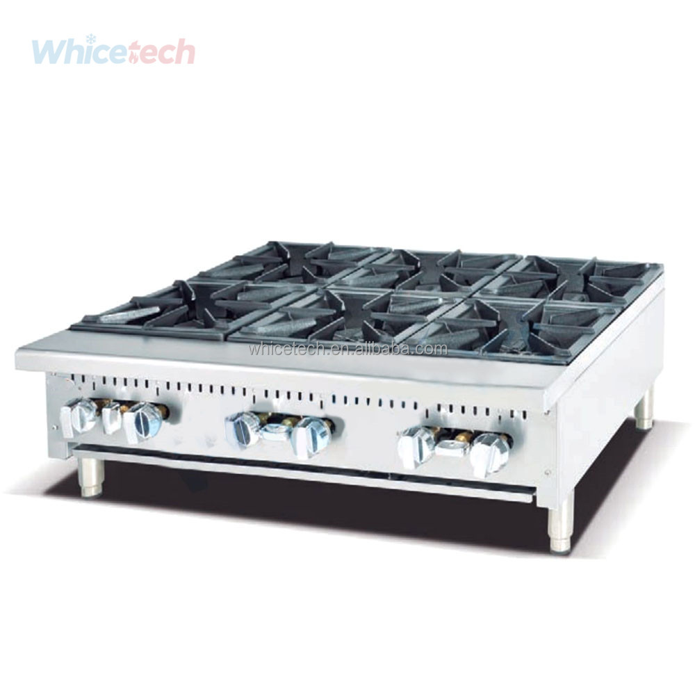 Commercial Kitchen Griddle - شواية غاز تجارية من الفولاذ المقاوم