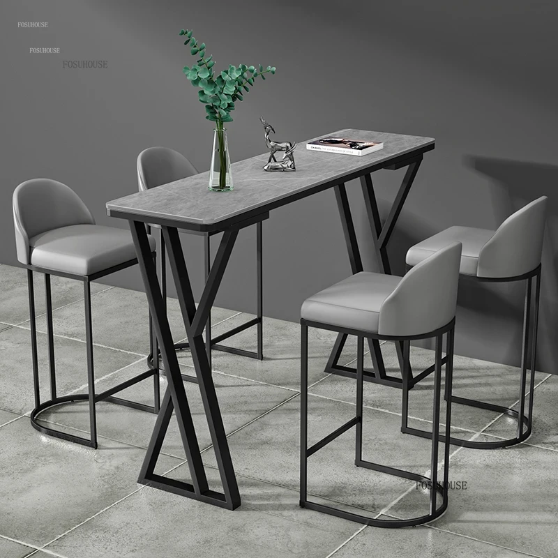 Commercial Kitchen And Bar - # طاولات بار فاخرة من الأردواز،