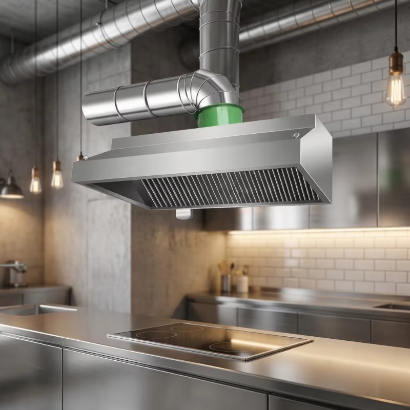 Commercial Exhaust Hood - شفاط مطبخ تجاري قابل للتخصيص يثبت