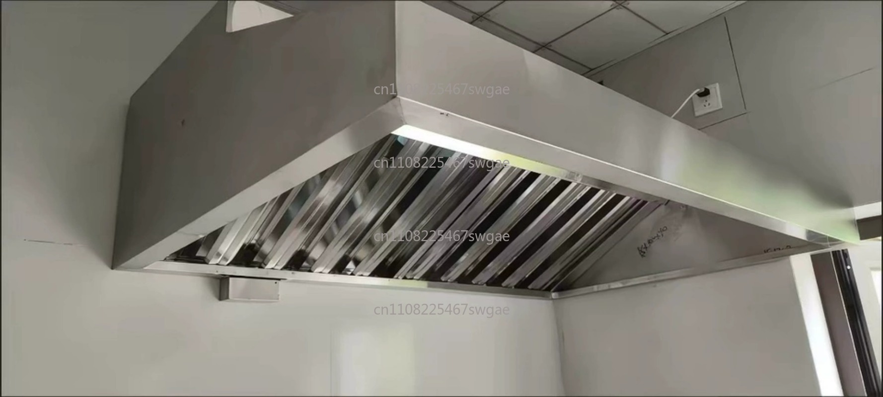 Commercial Exhaust Hood - شفاط مطبخ فولاذي عالي القوة للمطاعم