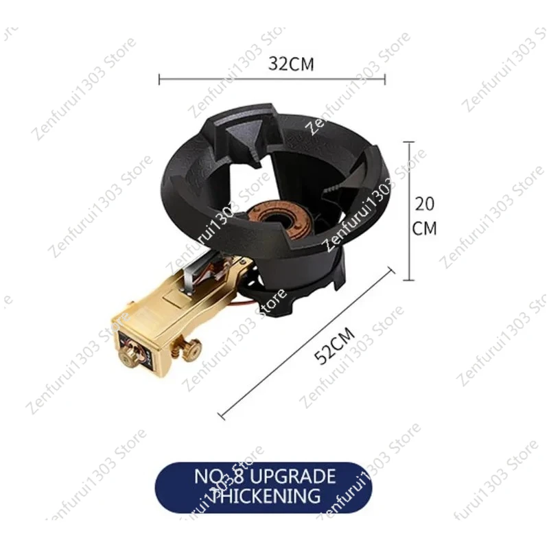 Commercial Kitchen Gas Stove - موقد غاز تجاري عالي القوة، موقد