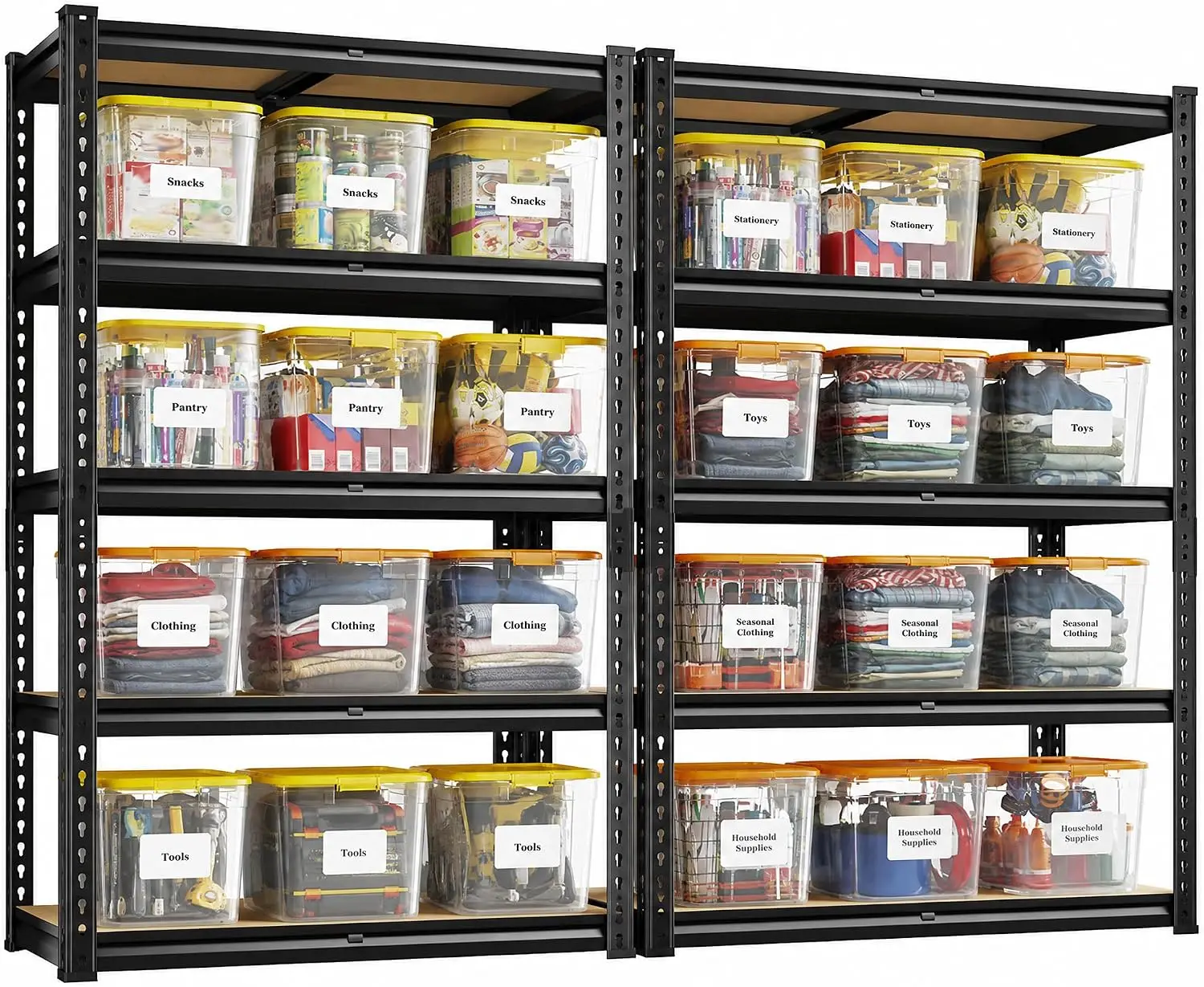 Commercial Kitchen Shelving - رفوف تخزين من قطعتين، رفوف جراج