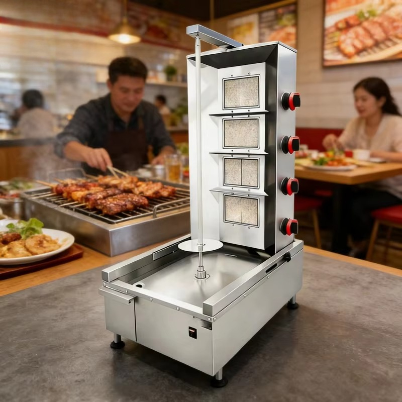 Kebab Shawarma Machine - ماكينة شاورما احترافية للمكتب، شواية دوارة،