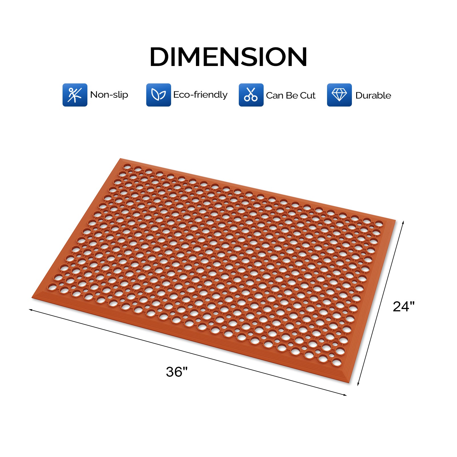 سجادة أرضية مضادة للإرهاق مقاس - مراجعة Commercial Kitchen Mats Anti Fatigue وسعره