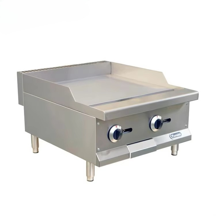 شواية همبرغر غاز مسطحة مقاس 24 - مراجعة Commercial Kitchen Griddle وسعره