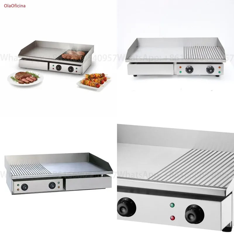 شواية كهربائية احترافية بقوة 4 - مراجعة Commercial Kitchen Griddle وسعره