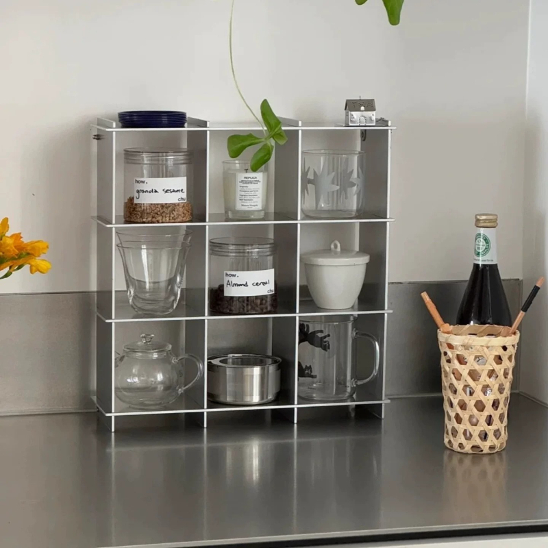 رف تخزين أكواب من سبائك الألوم - مراجعة Commercial Kitchen Shelving وسعره