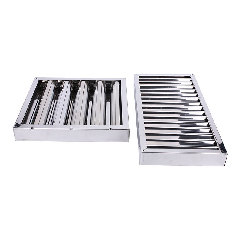 فلتر الشحوم 201SS 304SS 430SS  - مراجعة Commercial Exhaust Hood وسعره