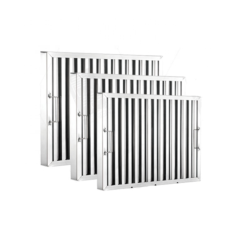 فلتر الشحوم 201SS 304SS 430SS  - مراجعة Commercial Exhaust Hood وسعره