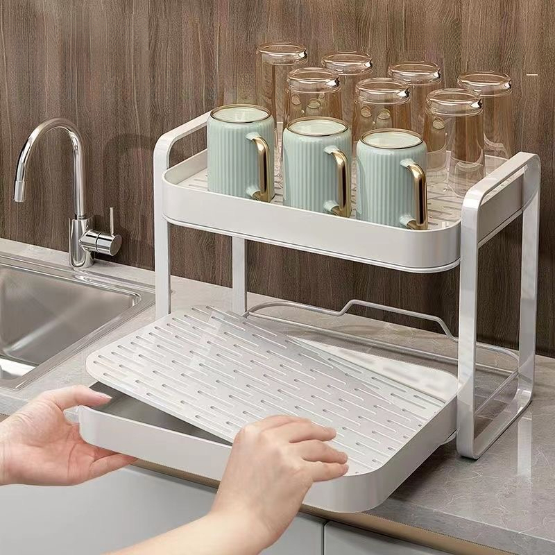 منظم أكواب من طبقتين، حامل أكو - مراجعة Commercial Kitchen Shelving وسعره
