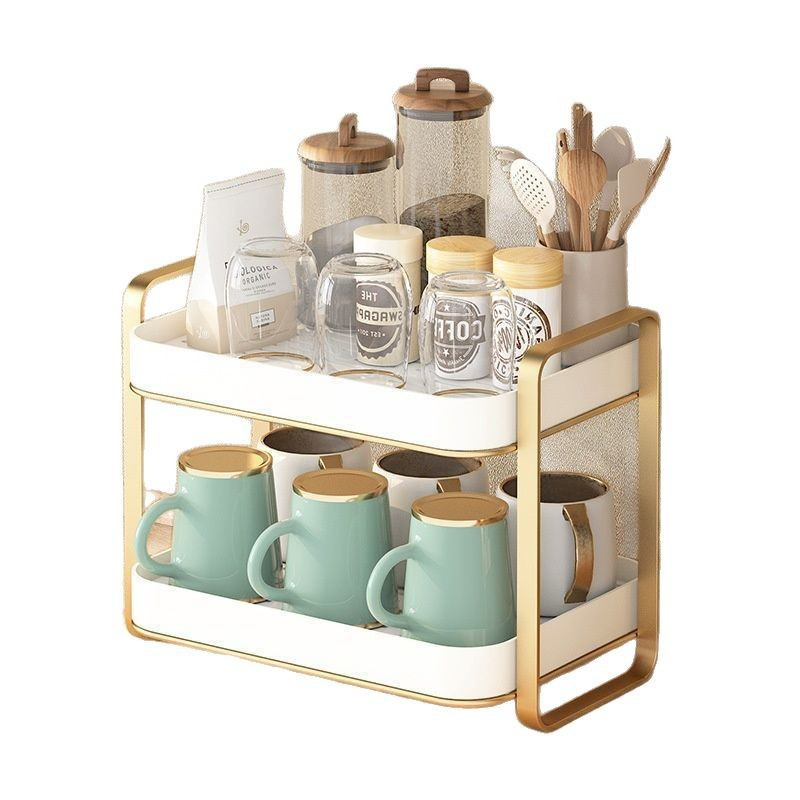 منظم أكواب من طبقتين، حامل أكو - مراجعة Commercial Kitchen Shelving وسعره