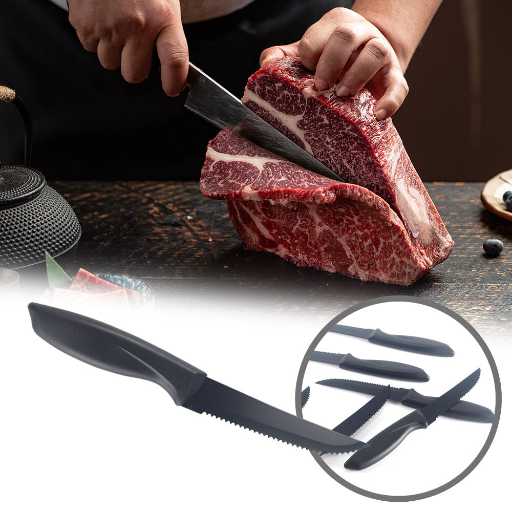 سكاكين شرائح اللحم ذات الشفرات - مراجعة Commercial Kitchen Knives وسعره