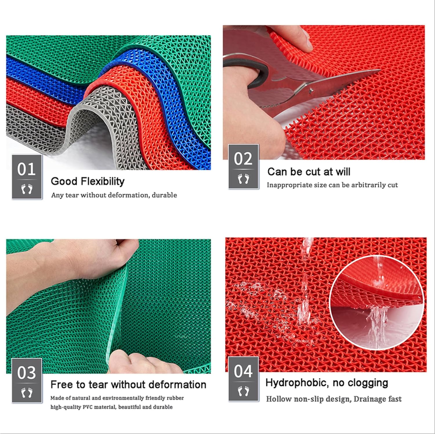 سجادات PVC غير قابلة للانزلاق  - مراجعة Commercial Kitchen Mats Anti Fatigue وسعره