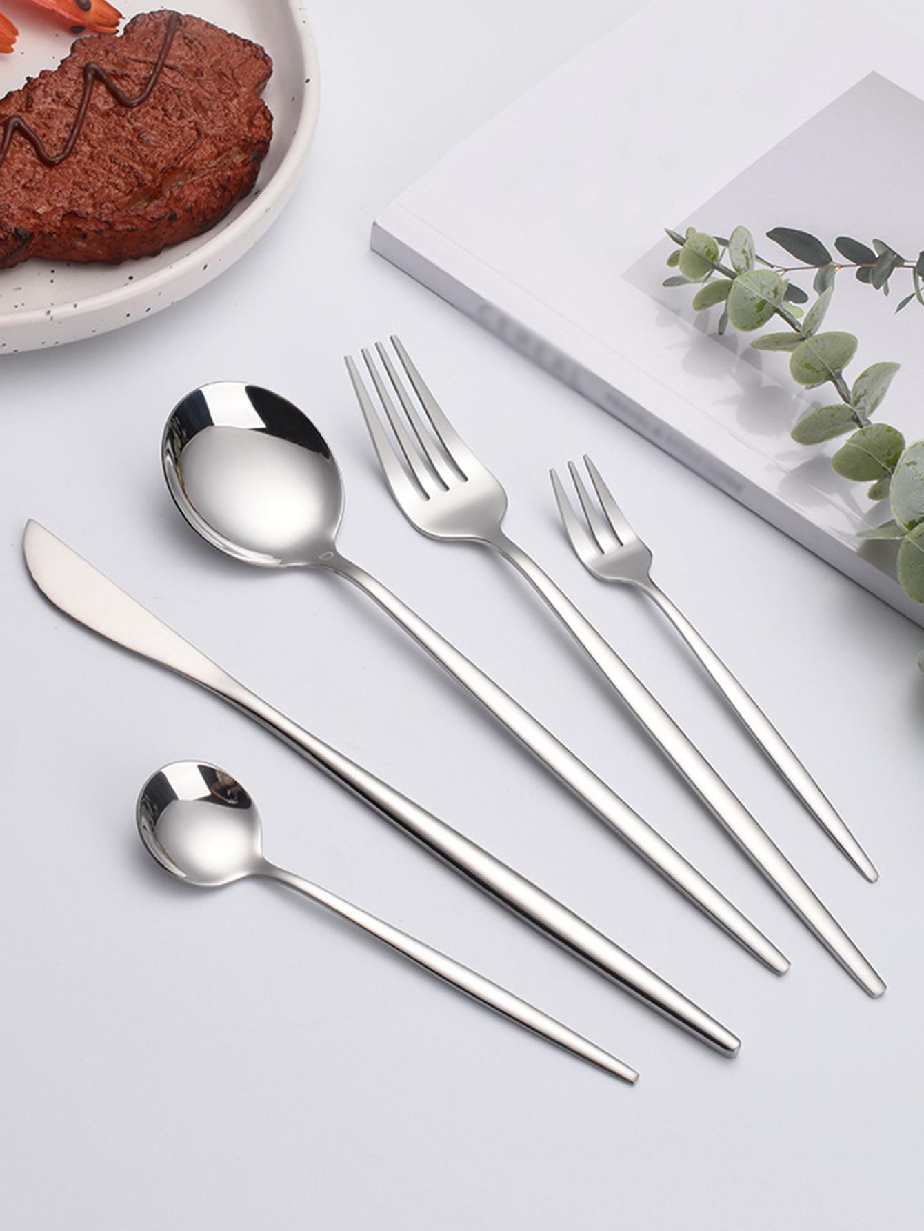 طقم أدوات مائدة من الفولاذ الم - مراجعة Commercial Kitchen Knives وسعره