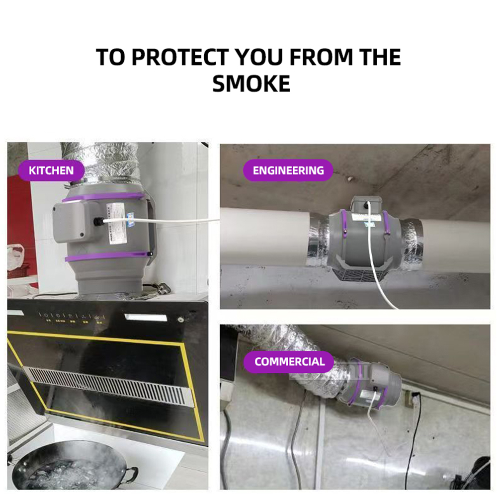 شفاط عادم المطبخ المنزلي مروحة - مراجعة Commercial Exhaust Hood وسعره