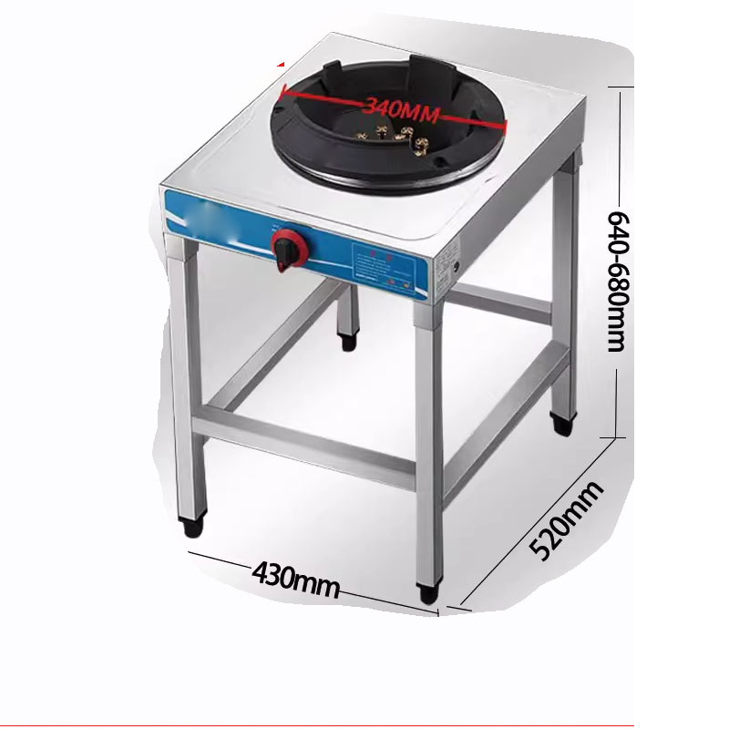 موقد تجاري عالي الحرارة للمطاع - مراجعة Commercial Kitchen Gas Stove وسعره