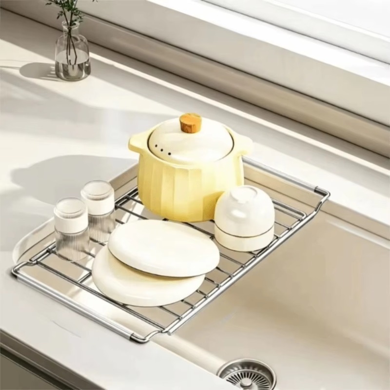 رف تجفيف أطباق قابل للتمدد من  - مراجعة Commercial Kitchen Shelving وسعره